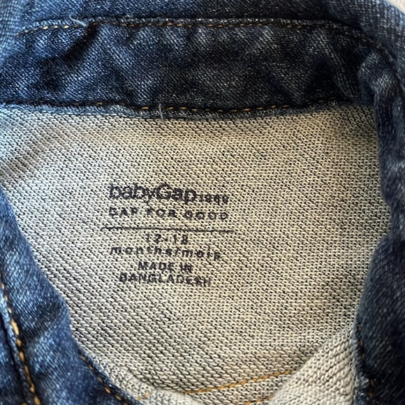 12-18M GAP Jean Button down shirt - Picture 3 of 3